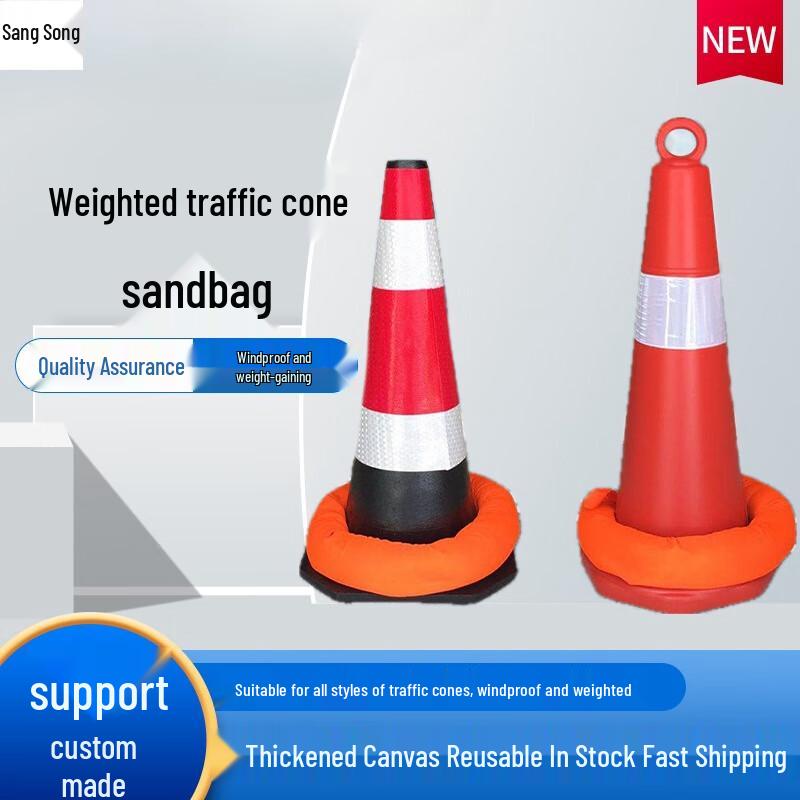 Outdoor Traffic Cone Weighted Sandbag