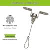 Adjustable Safety Hanging Kit: Rope, Buckle & Acrylic Board Line
