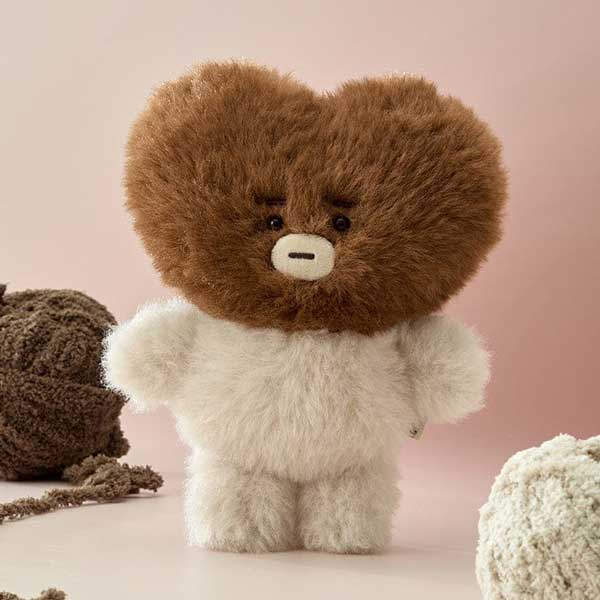 Official BT21 'MADE BY RJ' Standing Plush - Premium Collectible Doll