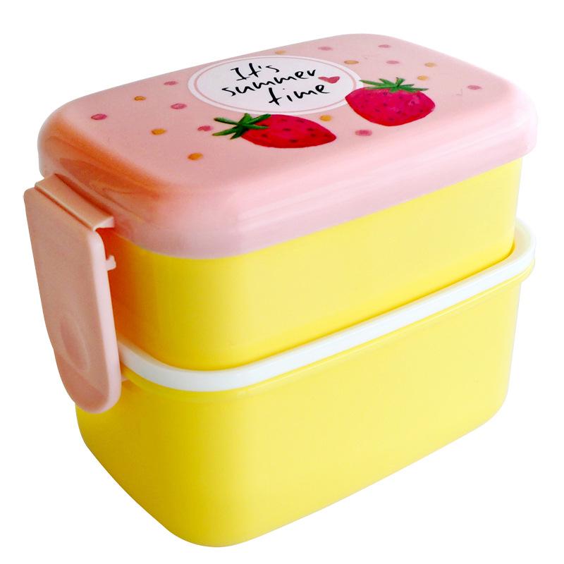 Help Duō Little Bear Microwaveable Cartoon Lunch & Snack Box for Kids Small Rectangle синий