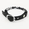 Fashion Pet Beaded Necklace Adjustable Transparent Glass Dog Cat Pearl Collar