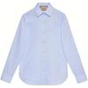 Cotton Shirt With Double G Embroidery 699554-ZAJOM-4850
