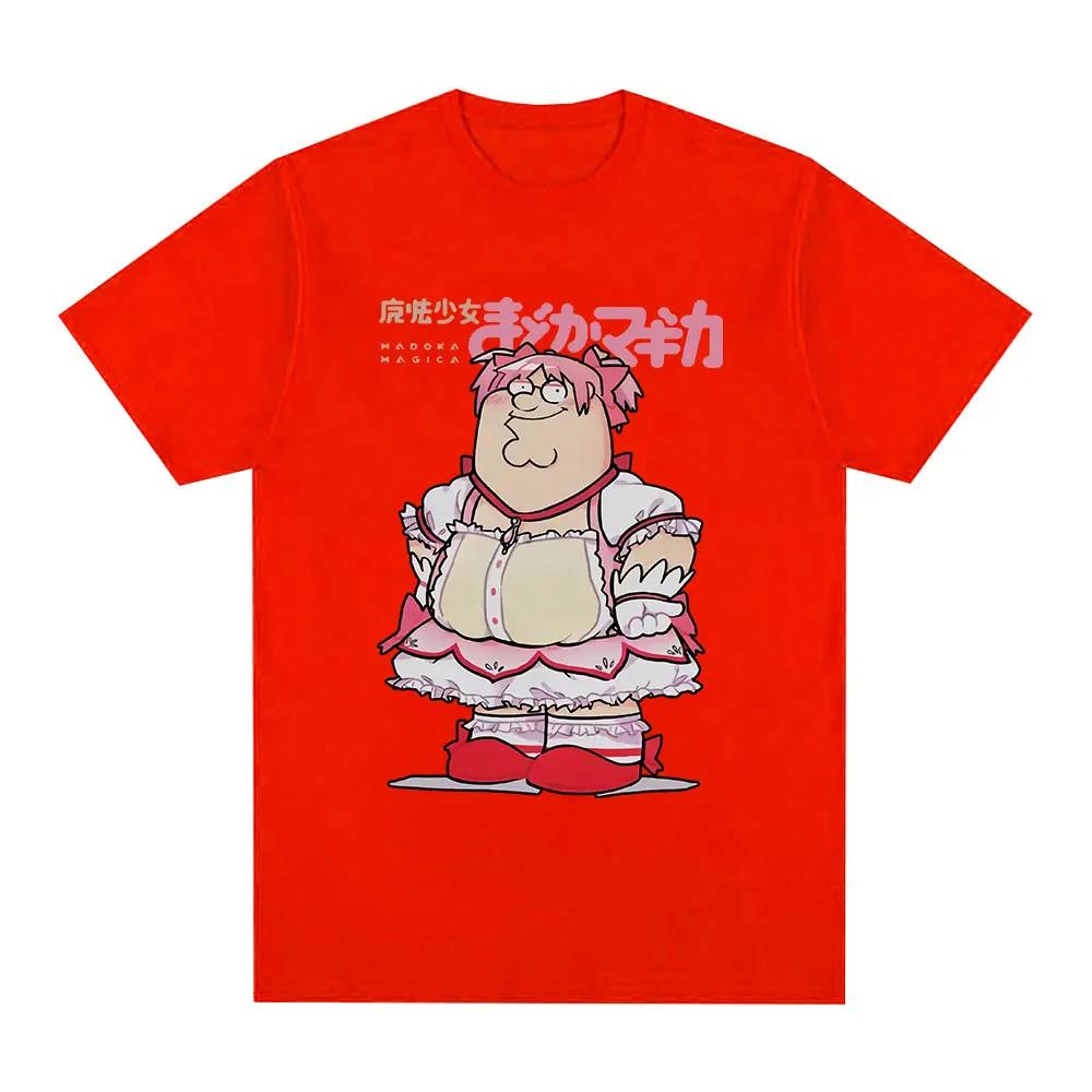 Grappig Magisch Meisje Klassiek T-shirt Puella Magi Madoka Magica Anime T-shirt Dames Humoristisch Los T-shirt