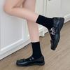 Black Socks Pure Cotton Medium Tube Socks Spring And Autumn Thin Boneless Confinement Socks Cotton Sweat-Absorbing Deodorant Stacking Socks Women
