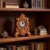 1Pcs Vintage Style Table & Floor Clocks 1:12 Scale Dollhouse Miniature Clock For Doll House Decor Diy Accessories