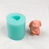 3D Easter Rabbit Silicone Candle Mold for Resin Clay Chocolate Decorating Tool