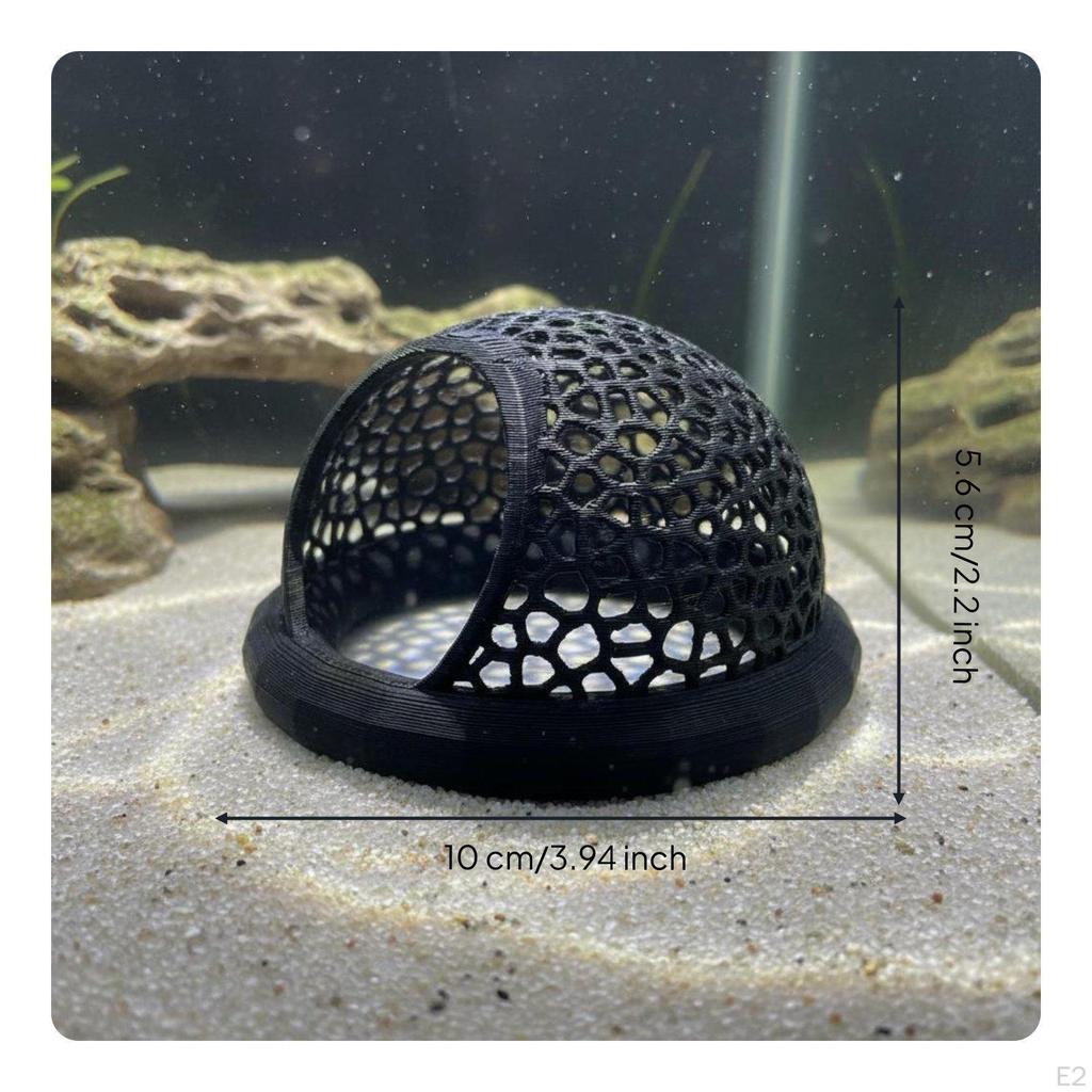 Buoyant Fish Shelter Material Betta Cave Promotes Behavior Aquarium Mesh Hideaway for