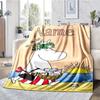 Custom Name Moomin Theme Printed Blanket - Perfect for Couch, Bed, Travel & Outdoor Use | Machine Washable, Cozy & Durable.