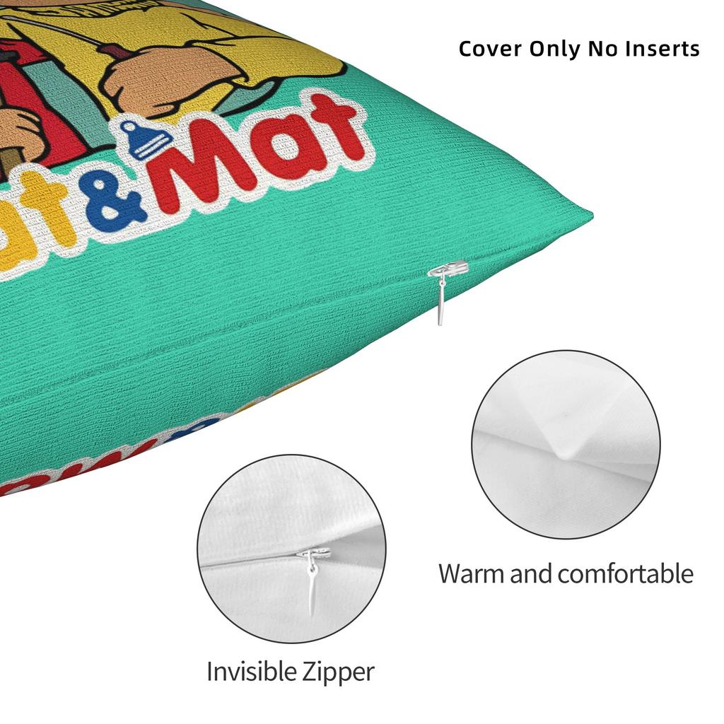 Happy Ending Jeff Satur BL Thai Series Saturdayss Barcode  Square Pillow Case Cushion Cover Customized Pillowcase for Home