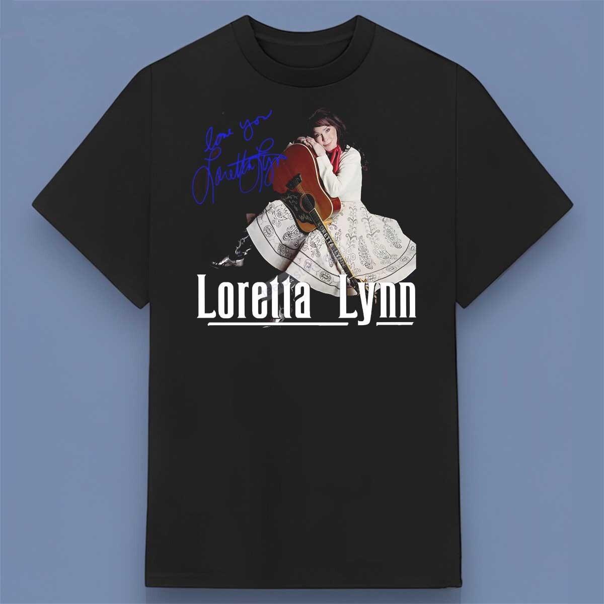 Loretta Lynn Singer Signature Shirt Gifft For Friends Full Size S-4Xl XXXL