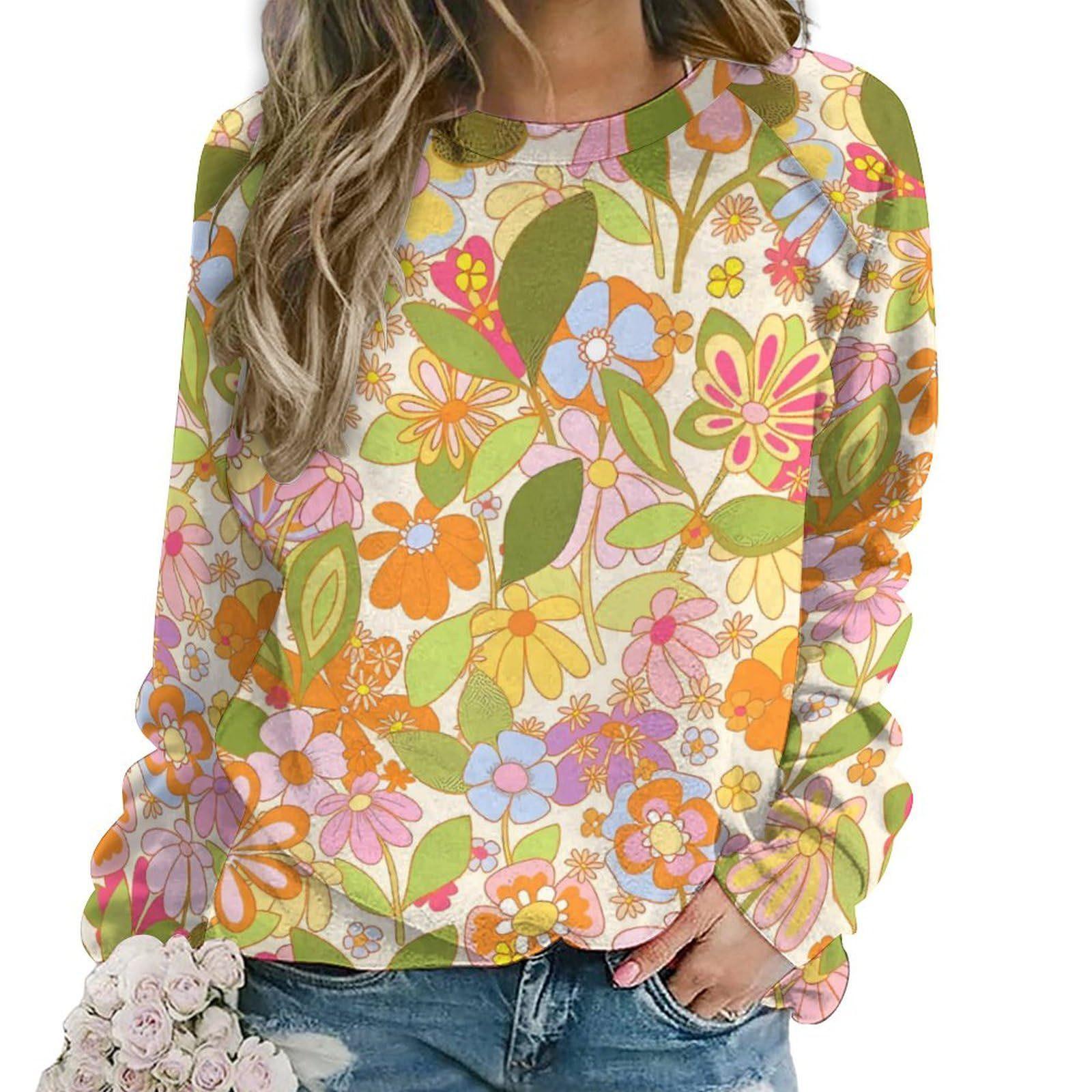 

Мандала Цветок Толстовка Цветочный 3D Принт Толстовка Женская Новые Толстовки С О-Образным Вырезом Уличная Одежда Оверсайз Харадзюку Пуловер Женская Одежда 6XL