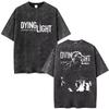 Summer New Game Dying Light Vintage Graphic Print T Shirt Men Women Streetwear Oversized T-shirt Harajuku Hip Hop Punk T-shirt