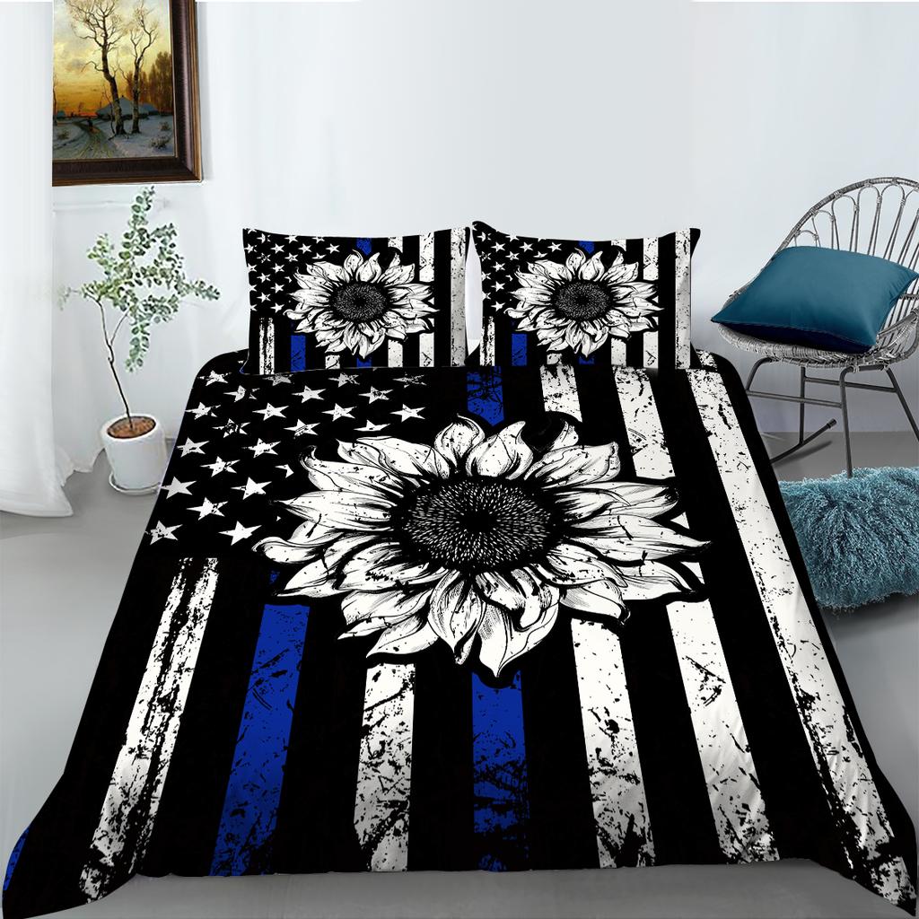 Bettwäsche-Set für Zuhause, 3D-Digitaldruck, Daunenbettbezug, Einzelbett, Doppelbett, AU-King-Size-Schlafzimmerbettwäsche, Heimdekoration