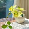 Aranjament Mini Orhidee Phalaenopsis Floare de Mătase pentru Decorarea Holului