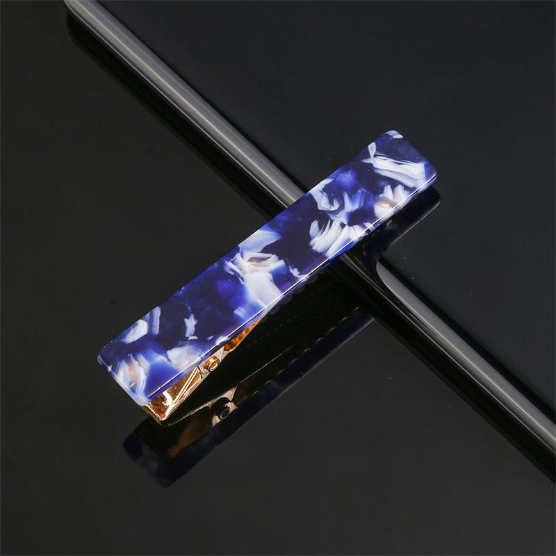 Korean Style Leopard Print Marble Hair Clip for Women