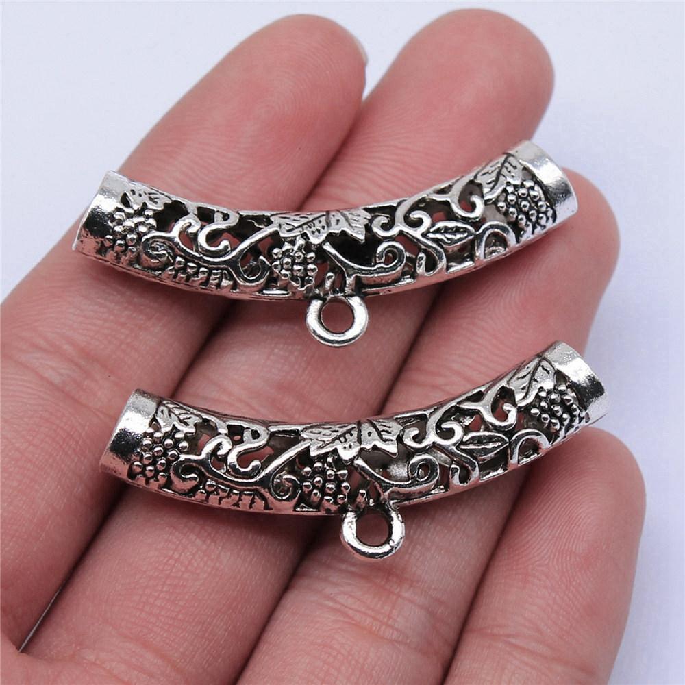 Accessories Parts Pendant Head Bend Tube Kids' Jewelry Materials ZA042