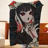 Anime C-Celestia L-Ludenberg Throw Flannel Throw Blanket, Lightweight Cozy, Durable Washable Cute Cool