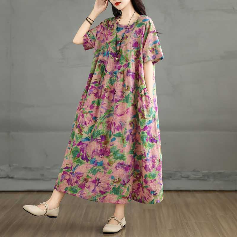 

Женское длинное платье из матового трикотажа Large size L