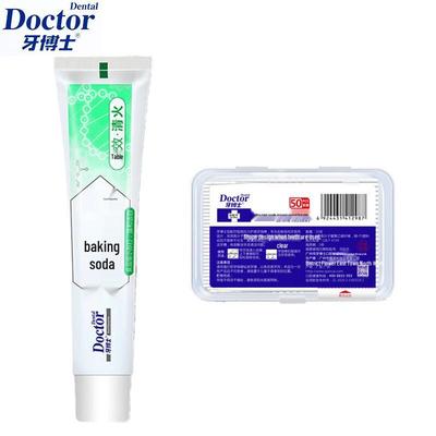 Dr. Dental Baking Soda Toothpaste & Floss Set