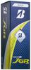 BRIDGESTONE TOUR B JGR 2025 Golf Pack of J5WX Balls, White, 12,