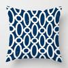 Personality Blue Cushion Cover Geometric Abstract Pillowcase Home Decoration Living Room Sofa Cushion Pillowcase
