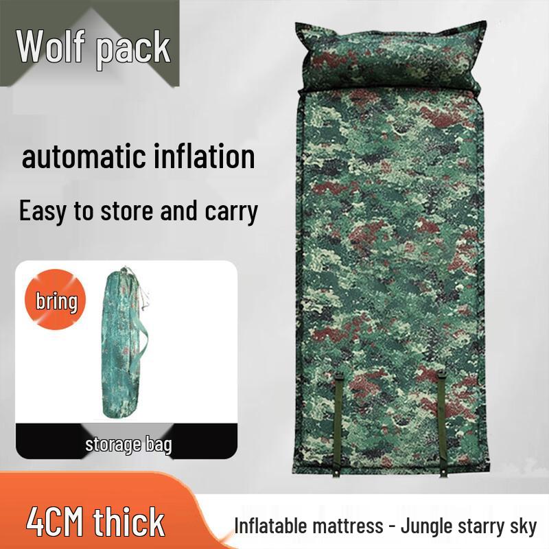 Automatic Inflatable Camping Mat with Pillow