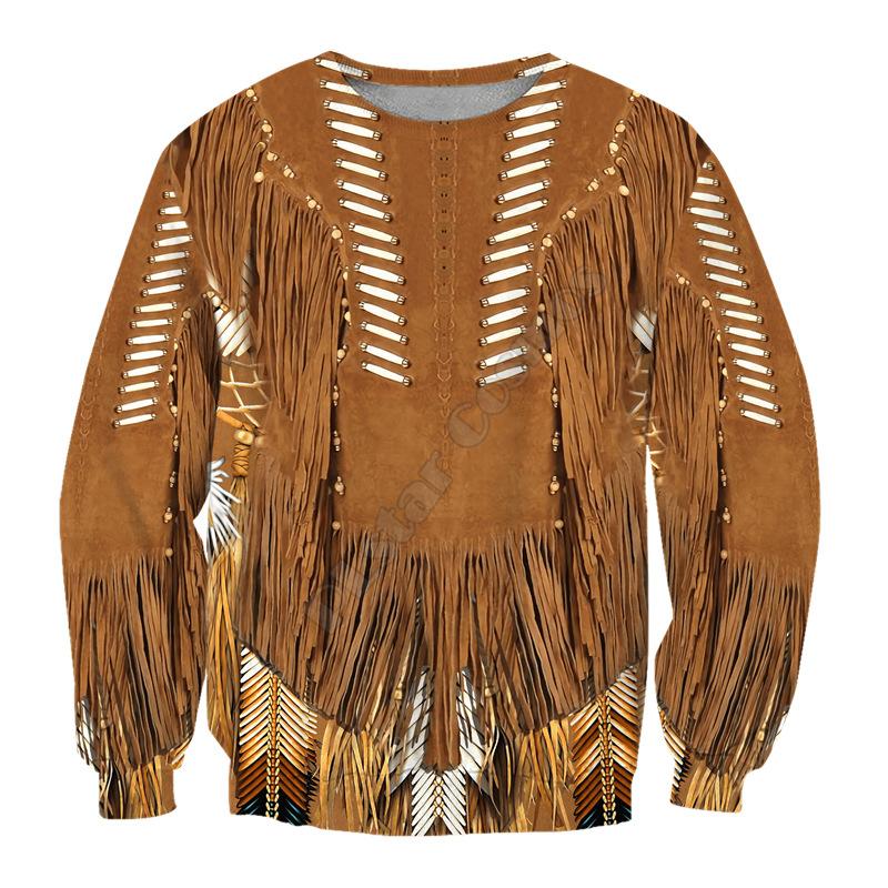 Spring New Men's Sweatshirt Fashionable 3D Digital Loose Casual Round Neck Pullover Top