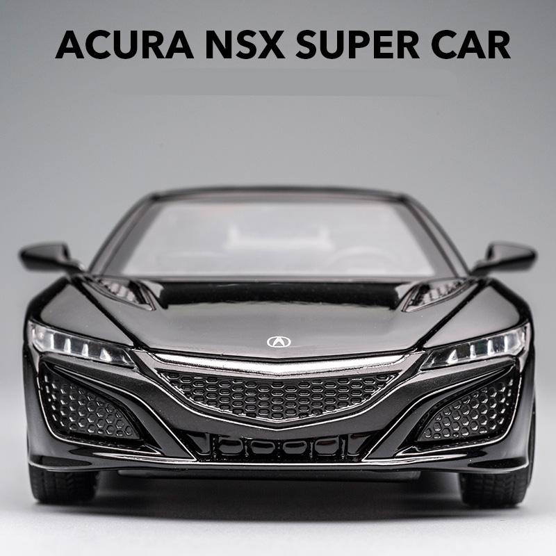 1/32 Honda Acura NSX Alloy Sports Car Diecasts & Toy Vehicles Metal Car Model Simulation Sound and Light Collection Childrens Toy Gift