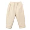 Boys Girls Winter Velvet Kid Pants Bear Cartoon Mid Waist Warm Pantalone Baggy Thick Children Trouser