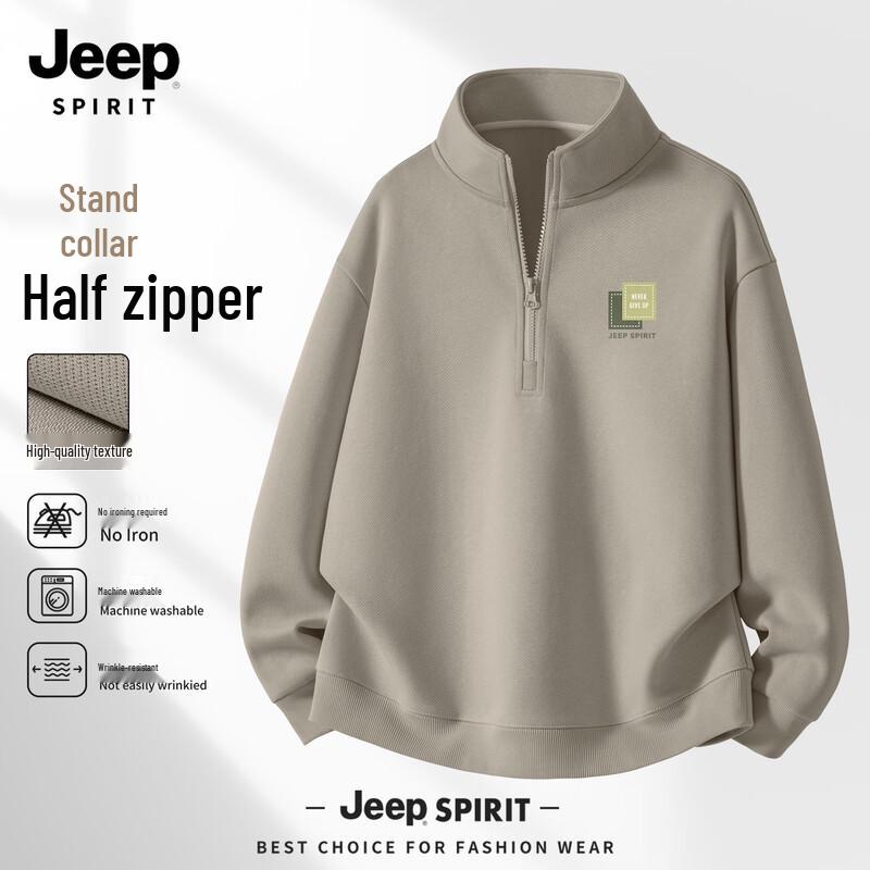 JEEP SPIRIT Men s 2026 Half-Zip Pullover Jacket M