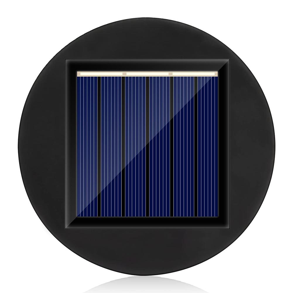 Solar Panel with LED Lantern Light Lid Solar Lights Top Replacement Part for Outdoor Hanging Lanterns DIY Table Lights Decor