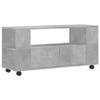VidaXL Meuble TV gris béton 102x34,5x43 cm bois d'ingénierie 833746