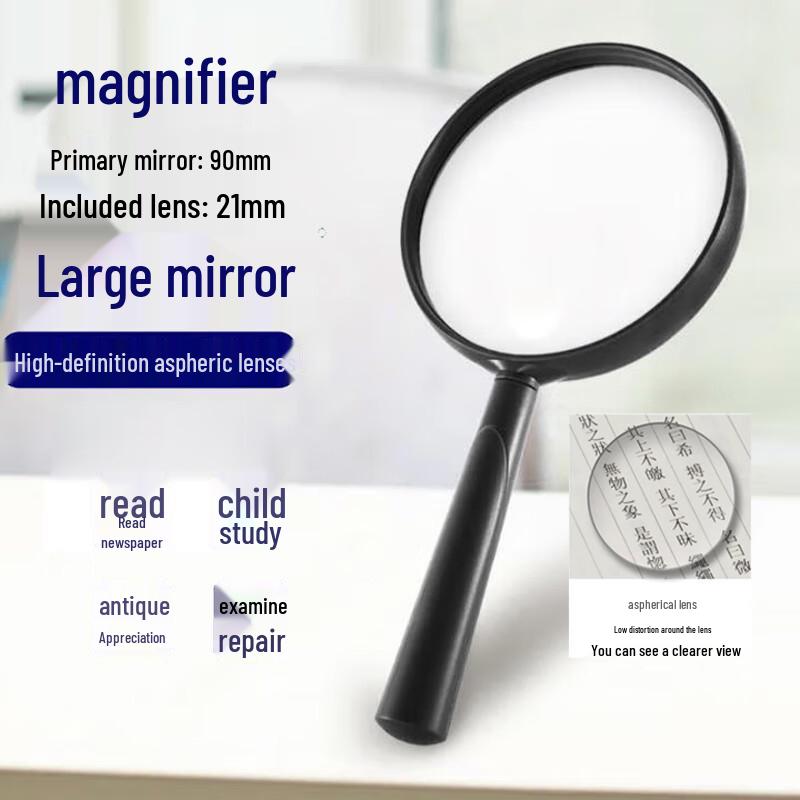 Handheld Optical Magnifying Glass