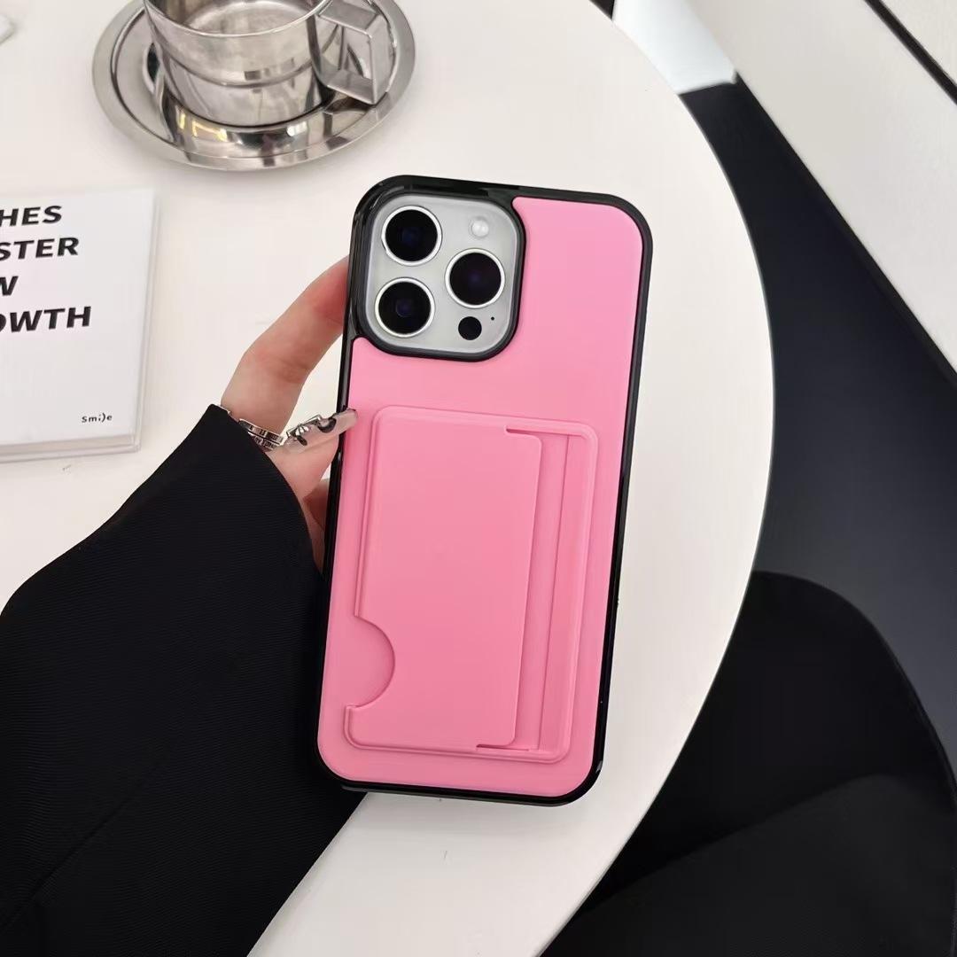 Чехол-картхолдер для мобильного телефона Apple IPhone 16PM 14 Двухкомпонентный картхолдер с топливным инжектором 15 Защитный чехол Apple 11