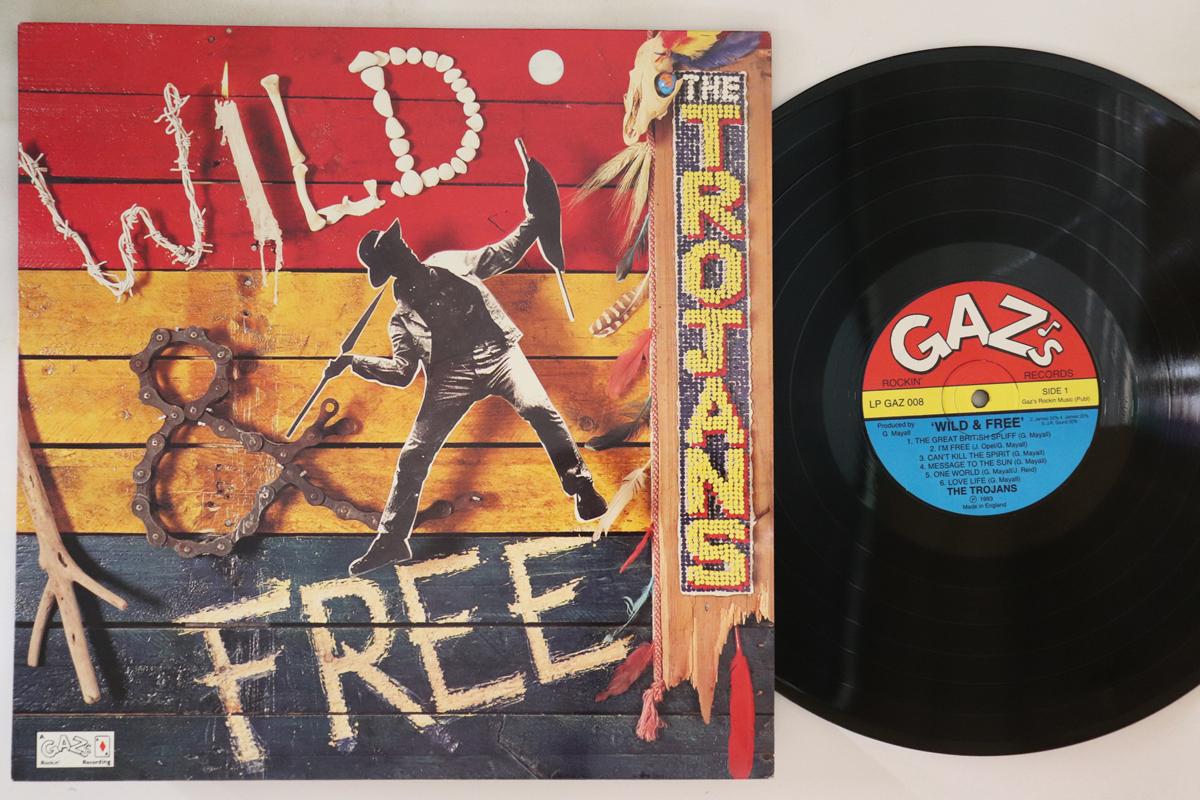 

LP Record TROJANS Wild And Free LPGAZ008 GAZS ROCKIN 1993 UK Reggae Ska Dub Used