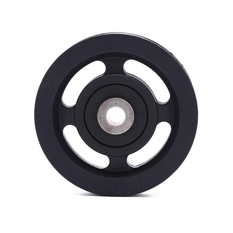 1Pc 90Mm Black Iron Core Bearing Pulley Wheel Cable Gym Equipment Part Wearproof