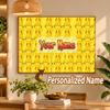 Pikachu Custom Name Diamond Painting Personalized 5D Full Drill DIY Diamond Art Home Decor