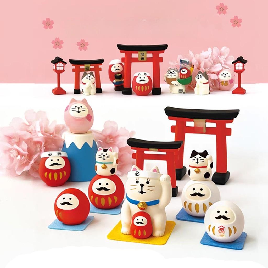Cat Figurine Resin Craft With Lucky Charm For Student Exam Wishes