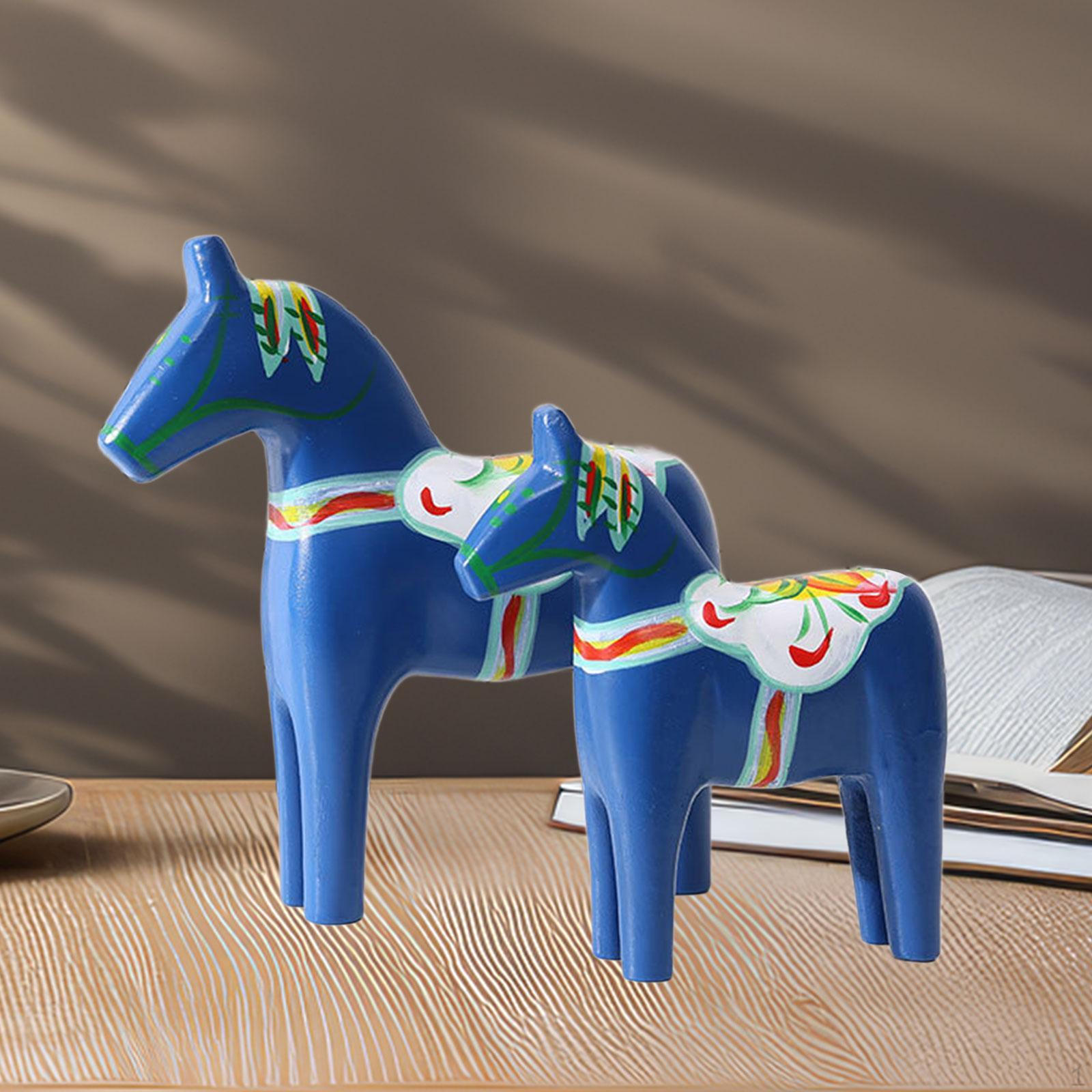 

Дала Лошадь Фигурка Шведская Статуэтка Скандинавский Подарок На День Рождения Коллекционное Искусство Ремесла Главная синий