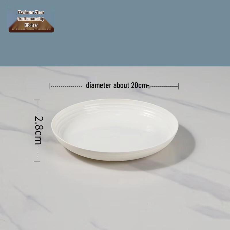 Large Disposable Rice Husk Dinner Plate