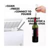 2PCS Stainless Steel Wine Chiller Stick, Rapid Wine Cooler & Aerator, Portable Wine Bottle Chiller for Red & White Wine