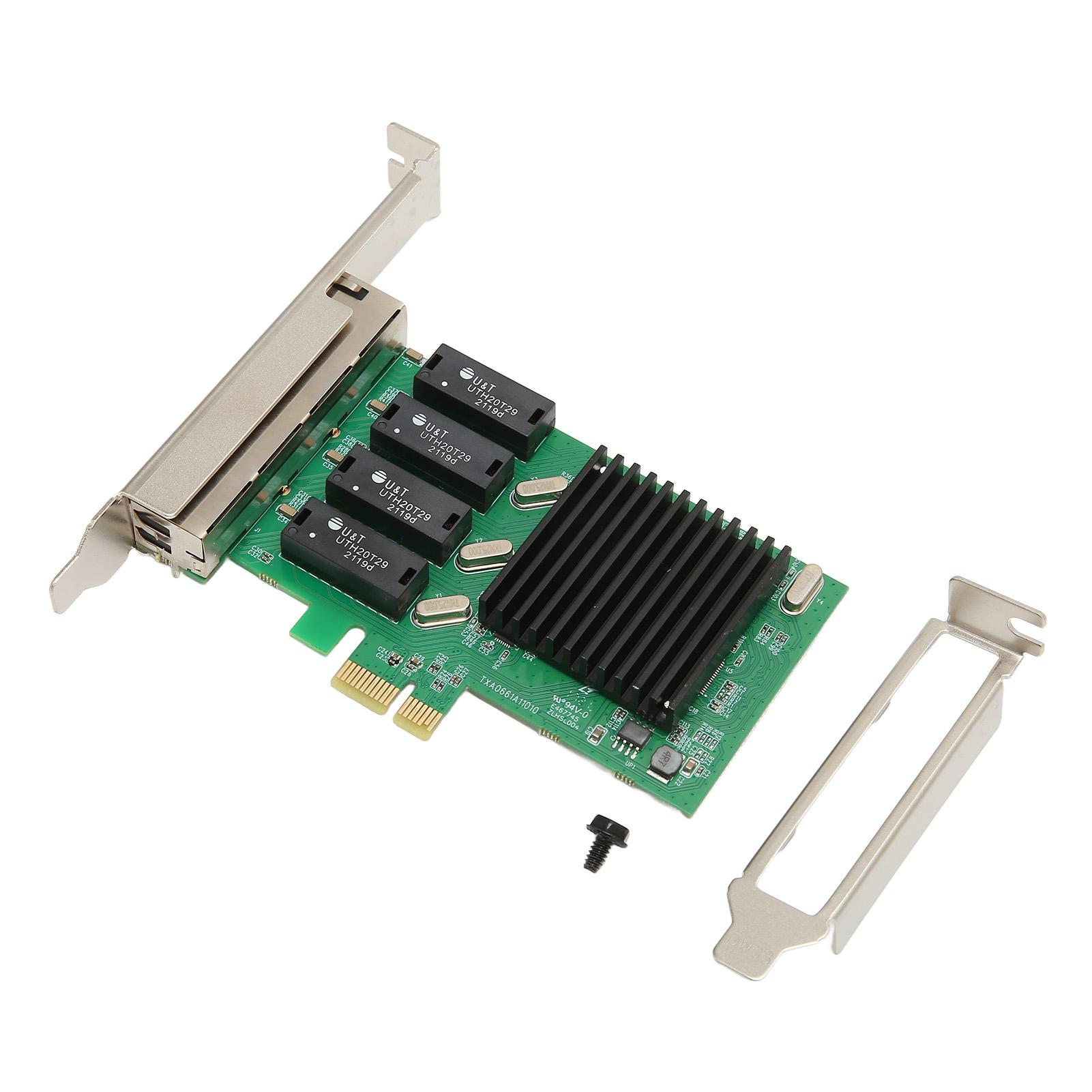 

Мережева карта PCIE NIC 4 порти RJ45 PCI Express Ethernet LAN-адаптер для Windows Server для Linux