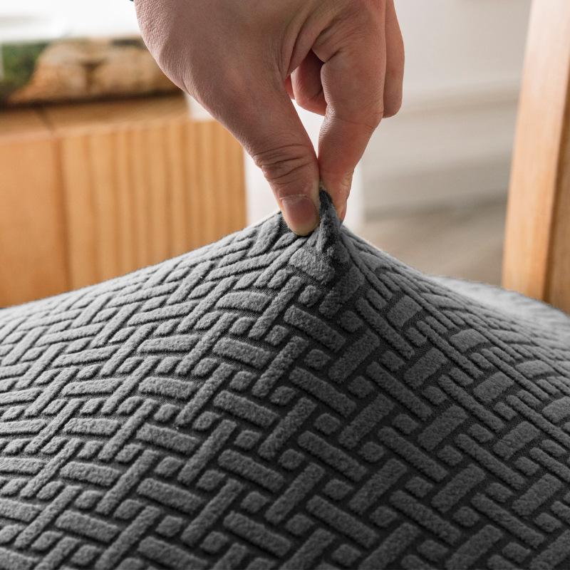 Elastic Square Bar Stool Cover Solid Anti Dirt Seat Protector For Dining Chairs Home Hotel Use
