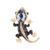 Animal Lizard Brooches Fashion Safety Brooch Pins Lapel Pins for Clothing Backpack Hat Decoration