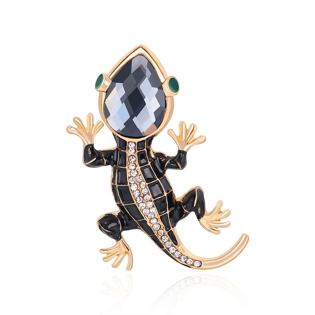 Animal Lizard Brooches Fashion Safety Brooch Pins Lapel Pins for Clothing Backpack Hat Decoration