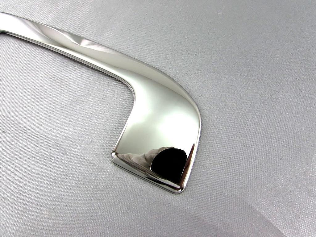 BRIGHTZ Finish Stainless Steel Plated Assist Grip Covers for Toyota Camry Ultra-Mirror (4-Piece Set) AXVH70/AXVH75 (INT-GRIP-017-4PC)