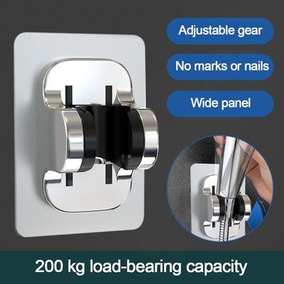 NEW Creative Shower Head Holder Bathroom Adjustable Wall Mounted Shower Bracket Handheld Showerhead Fixed Base Rack