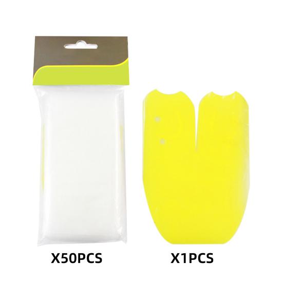 1/2Pcs Foldable Fishing Bait Shovel with Water Soluble Bag Portable Mini Collapsible PVA Lure Spoon Scoop Tool Fishing Accessories