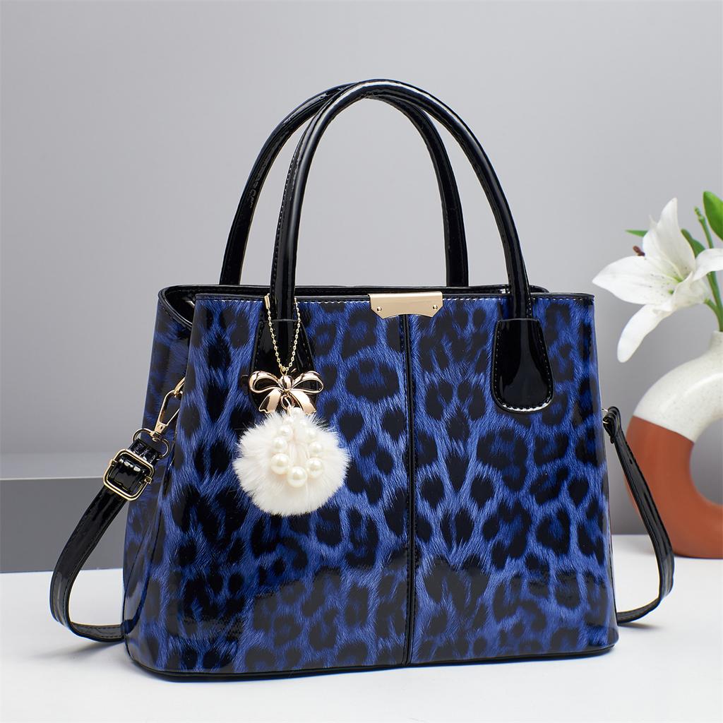 Leopard Print Handbag Tote Bag for Women 2025,Simple Luxury Shoulder Bag Crossbody Purse