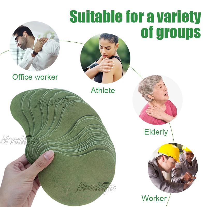 Wormwood Neck Patch Heat Therapy for Back Knee Pain Relief Relax Muscle Joint Care Sports Patch